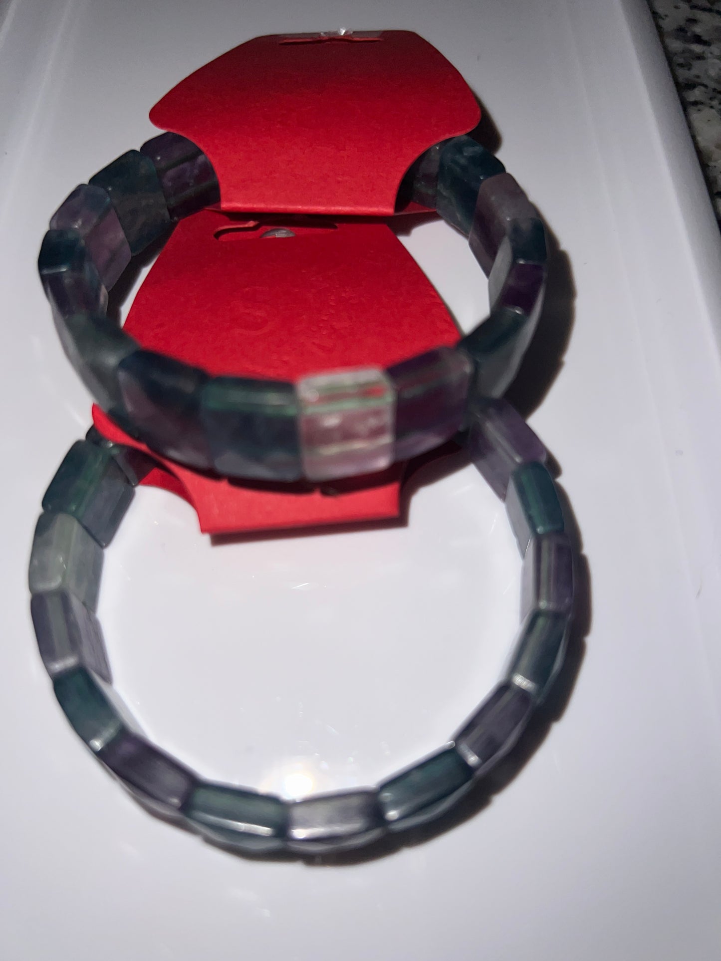 Bracelet-Premium Faceted Fluorite