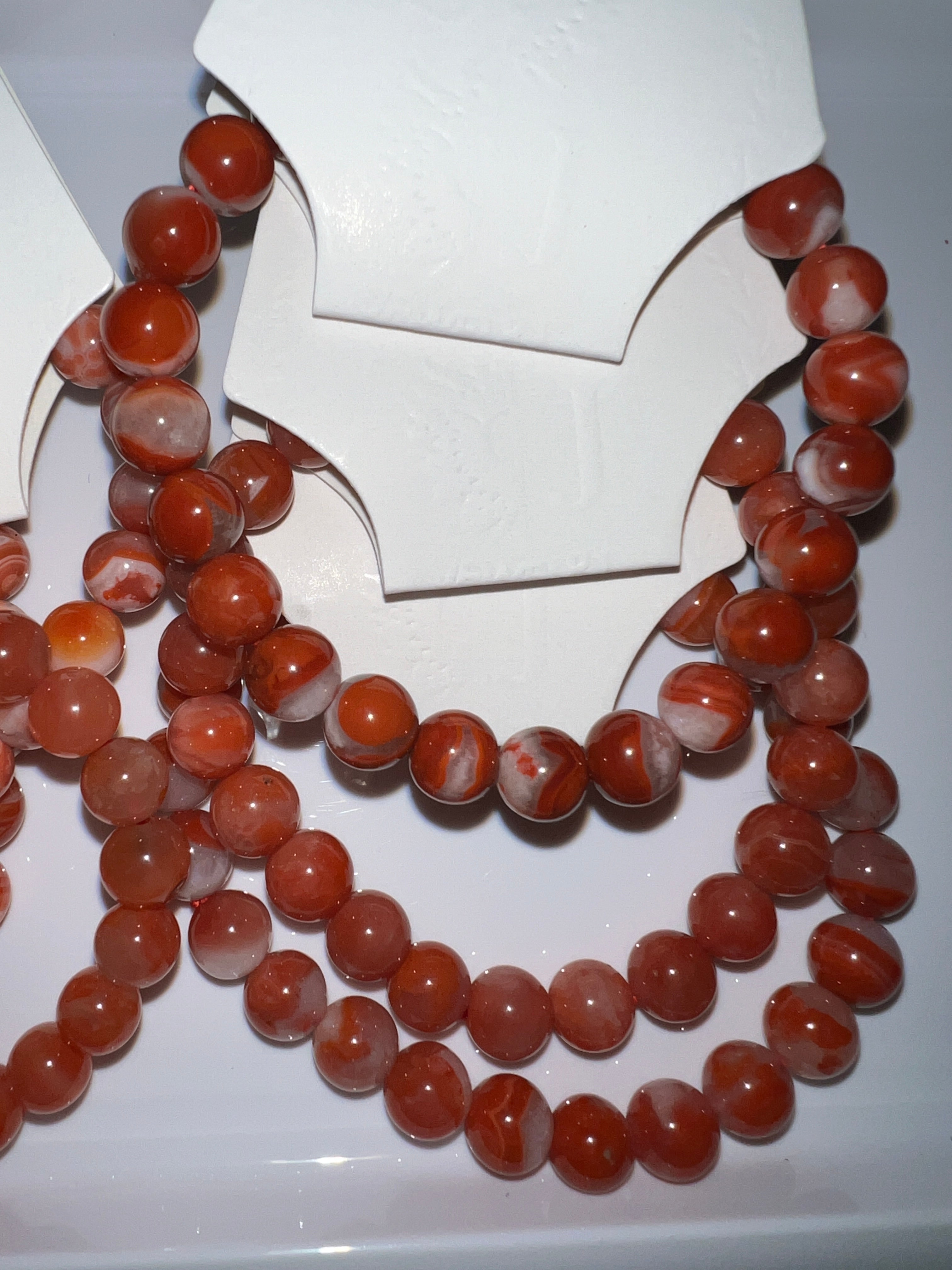 Crystal Bracelet | Buy Online Natural Orange Carnelian Cube Beads Bracelet